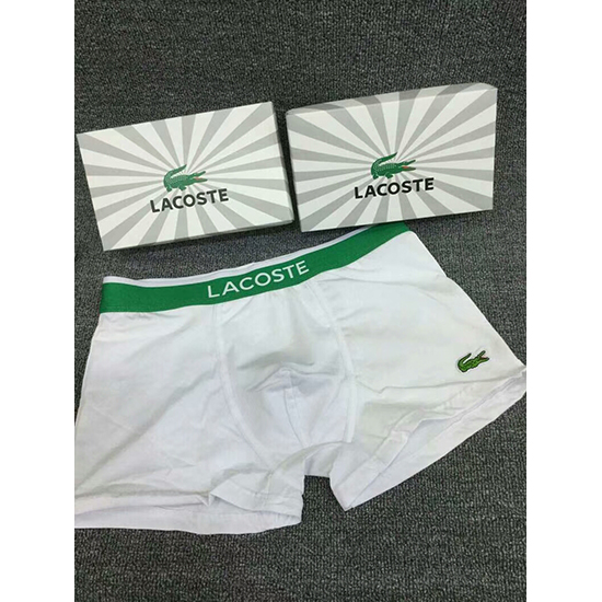 Boxer Lacoste Hombre Verde Blanco